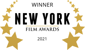 New York Film Awards Winner Black Text